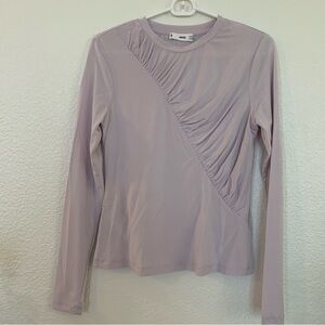 MNG by Mango Light Purple Long Sleeve Top Size S